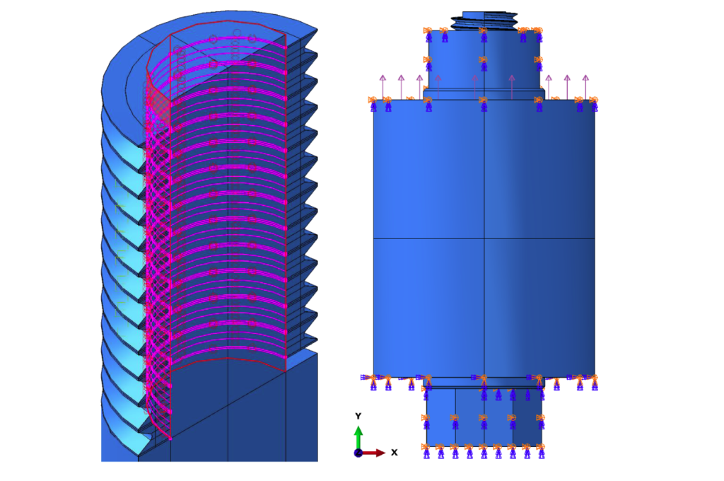 Numerical investigations of preloading procedures of bolted assemblies